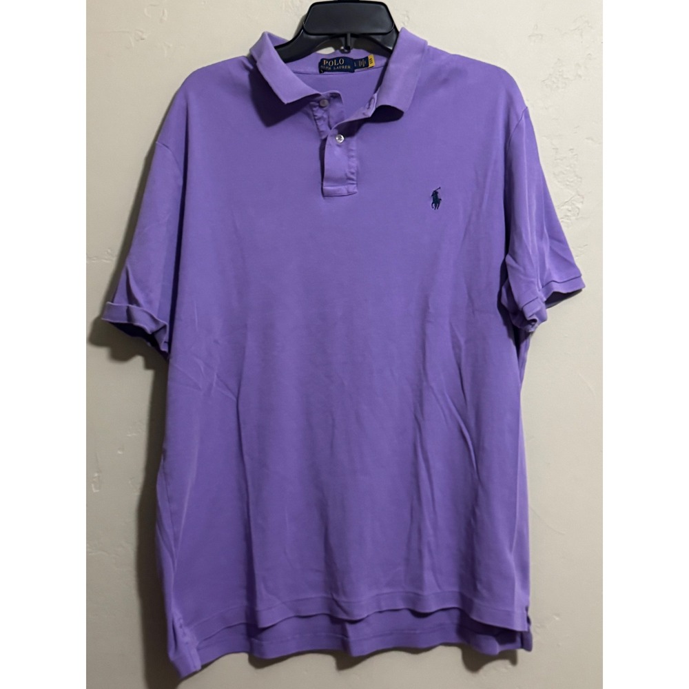 Polo Ralph Lauren Men's Large Purple Classic Polo Shirt